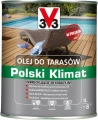 Olej do tarasów drewnianych bezbarwny ochronny 1l