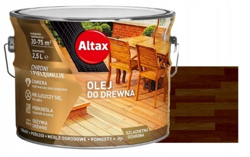 Olej do drewna ochronny palisander angielski 2,5l