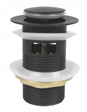 Korek klik-klak do umywalki z przelewem okrągły