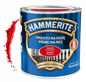 Hammerite Farba do metalu prosto na rdzę czerwona 0,7l