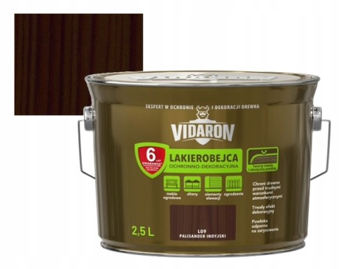 Lakierobejca ochronno dekoracyjna palisander indyjski 2,5l