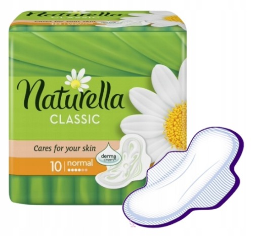 Podpaski Naturella Classic Normal chłonne 10 sztuk