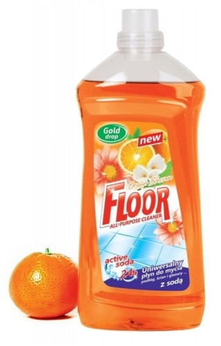 Płyn do mycia podłóg uniwersalny pomarańczowy 1,5l