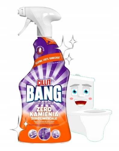 Płyn do czyszczenia łazienki odkamieniacz Cillit Bang 750ml