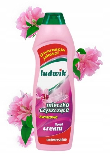 Mleczko do czyszczenia uniwersalne kwiatowe Ludwik 660g