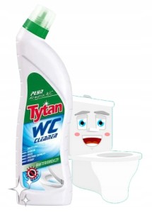 Płyn do czyszczenia WC Tytan zielony 700g