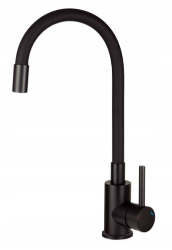 Bateria kuchenna z giętką wylewką czarna Asti Nero