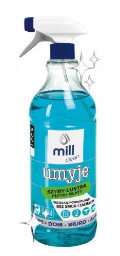 Płyn do mycia szyb okien i luster bez smug 1,22l