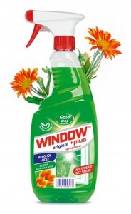 Płyn do mycia szyb okien i luster 750ml Window Plus