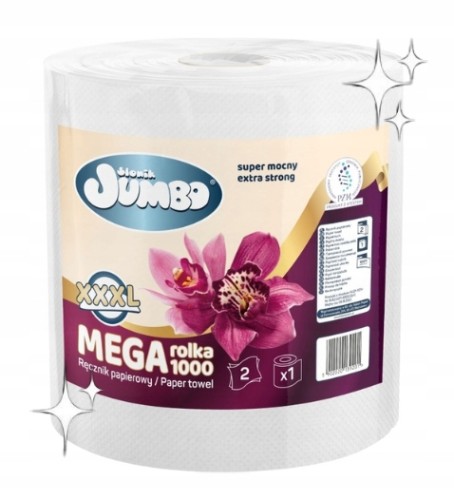 Ręcznik papierowy kuchenny 2-warstwowy biały