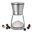 Młynek ręczny do soli i pieprzu szklany 190 ml Display