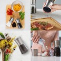 Młynek ręczny do soli i pieprzu szklany 190 ml Display