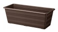 Doniczka skrzynka balkonowa brązowa 40 cm