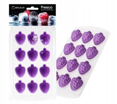 Foremka do kostek lodu wielorazowa silikonowa