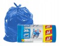 Worki na śmieci niebieskie na papier 30 szt 35l