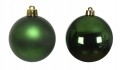 Bombki świąteczne szklane zielone 6cm zestaw 10 sztuk