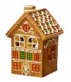 Domek z piernika figurka świąteczna ozdobna 15,5 x 10,5 cm