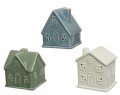 Domek porcelanowy figurka świąteczna 10 x 8,5 x 7,5 cm