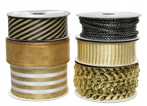Wstążka ozdobna świąteczna na prezenty dekoracyjna 3m 1szt