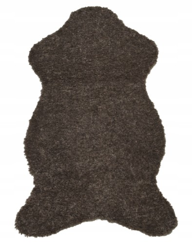 Miękki dywan shaggy brązowy 50 x 90 cm