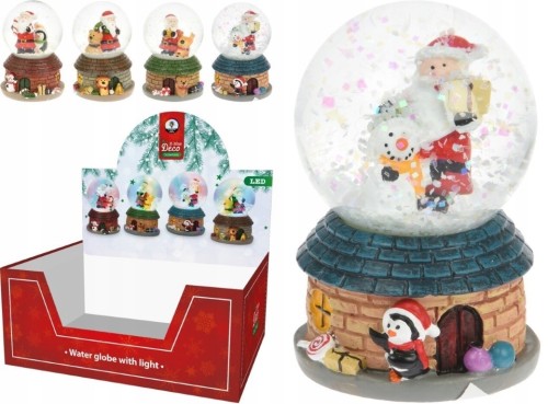 Kula śnieżna LED figurka świąteczna 7 x 5 x 4,5 cm 1szt