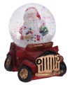 Kula śnieżna samochód figurka świąteczna 7x6x5 cm