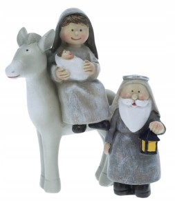 Figurka świąteczna szopka ozdoba domowa 12,5x10,5x6,5 cm 1szt