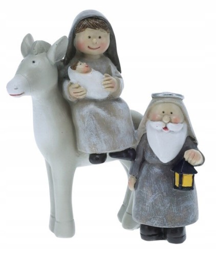 Figurka świąteczna szopka ozdoba domowa 12,5x10,5x6,5 cm 1szt