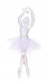 Zawieszka świąteczna na choinkę Balerina ozdobna 15 cm