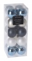 Bombki na choinkę świąteczne nietłukące zestaw 20 sztuk 6 cm