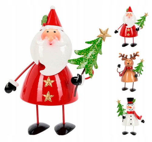 Figurka świąteczna stojąca ozdoba domowa 13x17 cm 