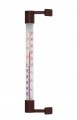Termometr zewnętrzny samoprzylepny brązowy 22 cm