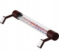 Termometr zewnętrzny samoprzylepny brązowy 22 cm