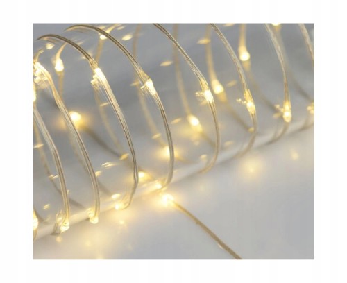 Lampki choinkowe łańcuch świetlny biały ciepły 40 LED 2m