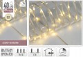 Lampki choinkowe łańcuch świetlny biały ciepły 40 LED 2m