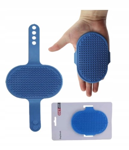 Rękawica do czesania dla psa silikonowa 12,5 x 8 cm