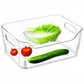Organizer do lodówki prostokątny przezroczysty 23x16x9,5 cm