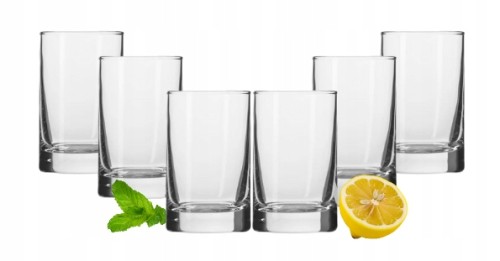 Kieliszki do nalewek wytrzymałe klasyczne 50 ml 6 sztuk