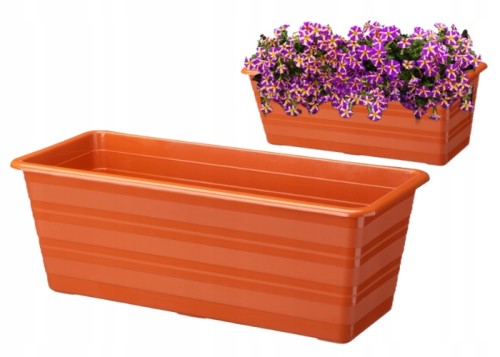 Skrzynka balkonowa terakota 40 cm Draco