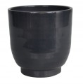 Osłonka ceramiczna na nóżce granitowa ozdobna 14 cm Lazur