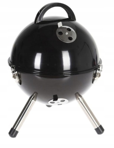 Grill mały węglowy okrągły ogrodowy 31 cm