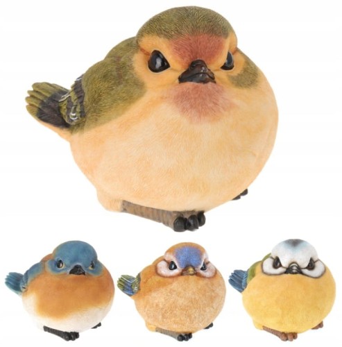 Figurka rzeźba ogrodowa ptak dekoracja z kamienia 15x20x15 cm