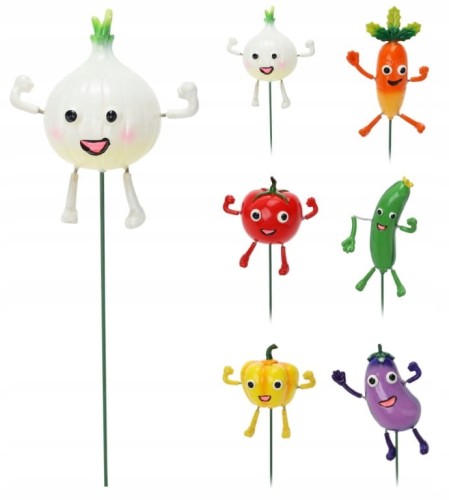 Pik dekoracyjny ogrodowy warzywa barwna ozdoba 68,5 cm