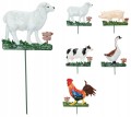 Pik dekoracyjny ogrodowy zwierzęta ozdoba na patyku 42 cm