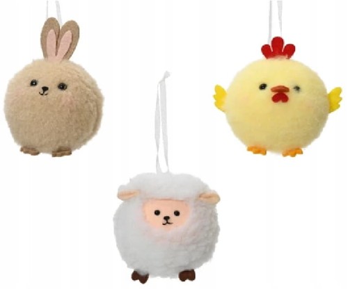 Zawieszka ozdobna figurka wielkanocna 6x10x10 cm