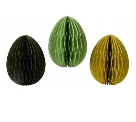 Jajko wielkanocne papierowa dekoracja 1 sztuka 28x21 cm