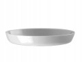 Podstawka pod doniczkę szara plastikowa Cristal 15,5 cm