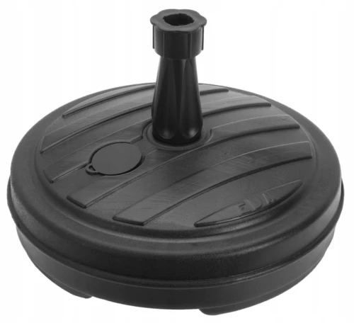 Stojak na parasol ogrodowy czarny 13x43x43 cm