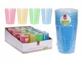 Zestaw kubków plastikowych kolorowych 6 sztuk