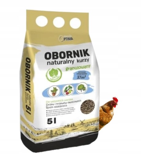 Obornik naturalny kurzy granulowany nawóz 5L